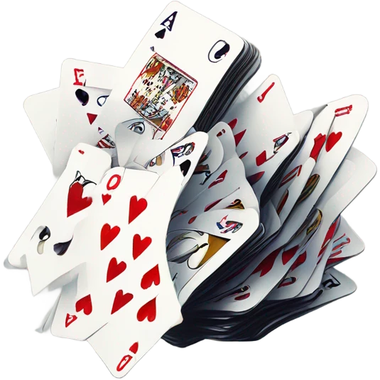 House of cards falling emoji