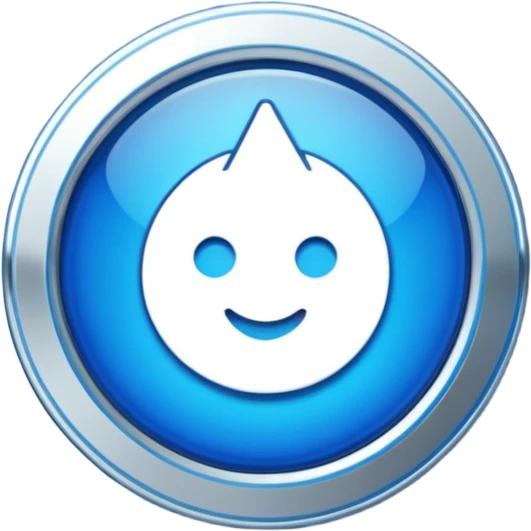 Generate a blue meta verified badge emoji