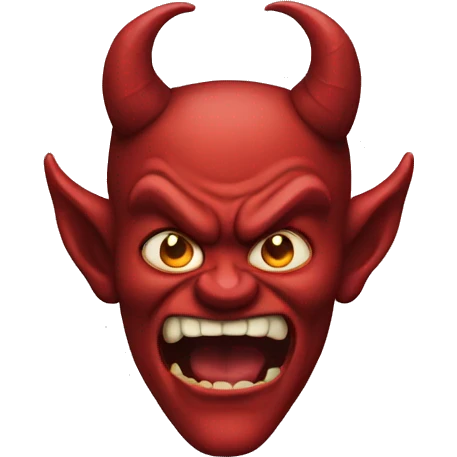 Devil face emoji