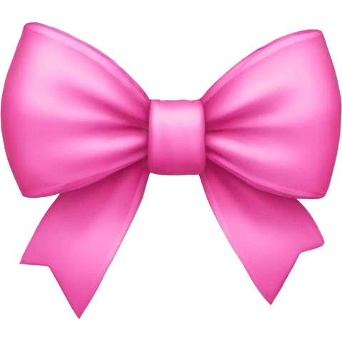 Pink bow  emoji