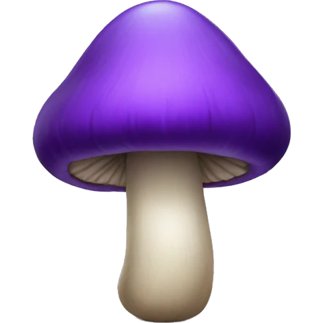 Purple mushroom emoji