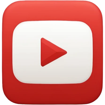 Иконка для YouTube в пиксельном стиле emoji