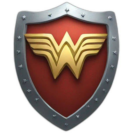 Wonder woman shield emoji