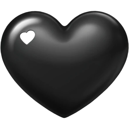 Black heart emoji
