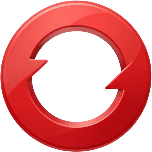 Prompt 15: "Is your backup plan."
Graphic: 🔄 Refresh/loop arrows icon (white with red highlights).
Animation: Arrows rotate smoothly.
Background: Transparent. emoji