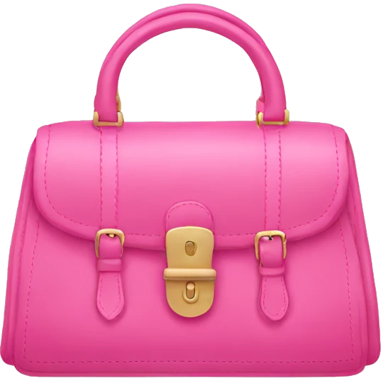 pink handbag emoji