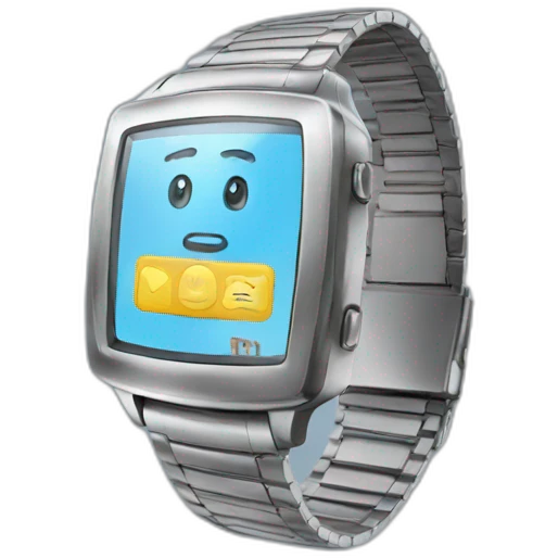 digital watch emoji