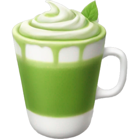 Matcha latte emoji