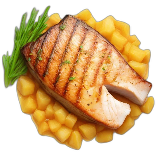 fish steak emoji