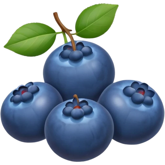 Blue berries emoji
