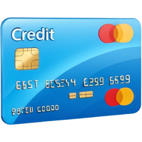 3D style credit card icon, no text emoji