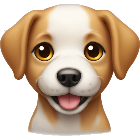 Cute dog emoji