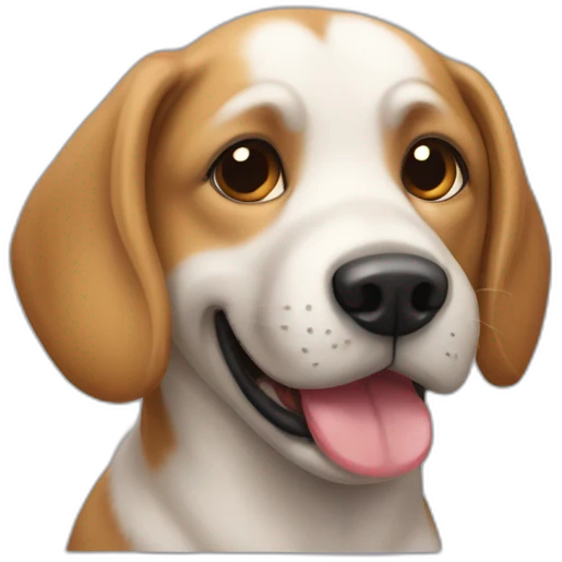 Un chien dans un pagner emoji