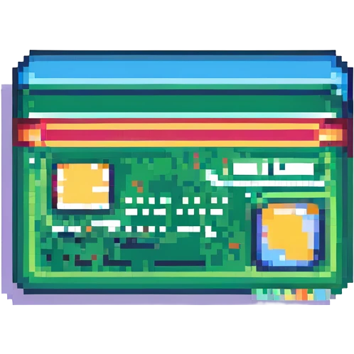 pixel art credit card icon, no text emoji