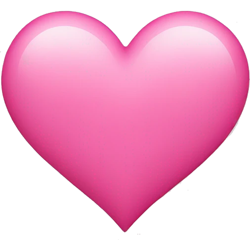Pink heart emoji