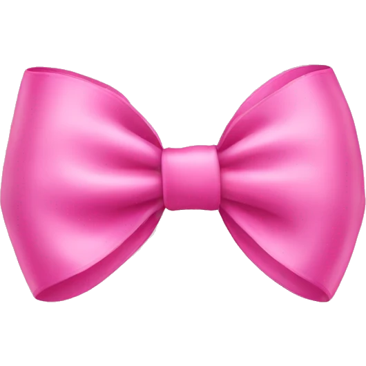 Pink bow emoji