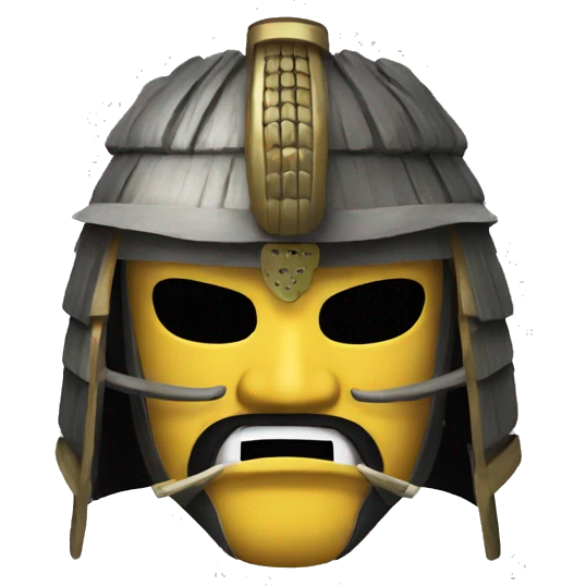 samurai mask emoji