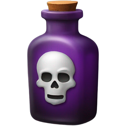 poison bottle emoji