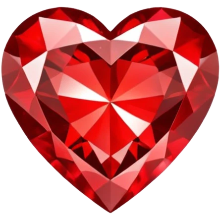 Red diamond heart emoji