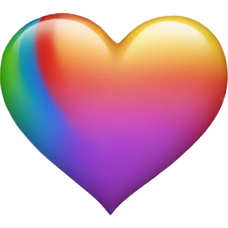 rainbow heart emoji