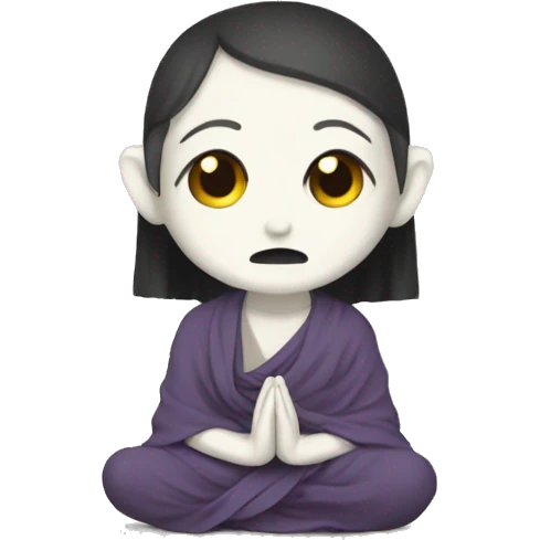 Creepy and cute sacred of burma emoji