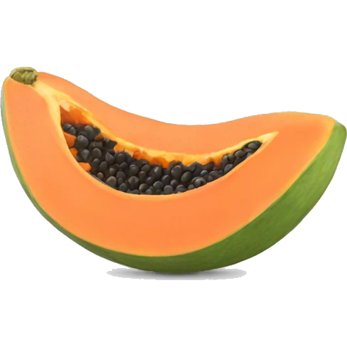 Papaya emoji