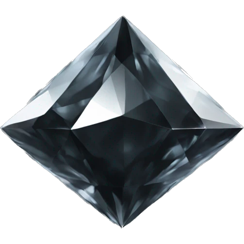 Black diamond emoji