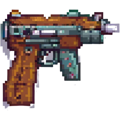 пистолет UZI, no background emoji