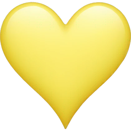 light yellow heart emoji