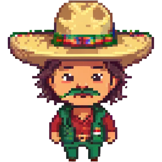 Mexican with a mustache giving thanks while taking off his hat emoji