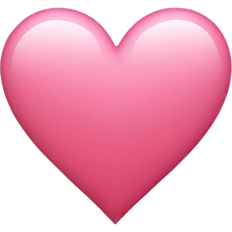 Pink heart emoji