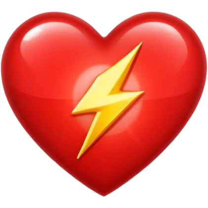 The flash on valentines emoji
