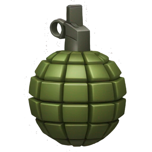 toy grenade emoji