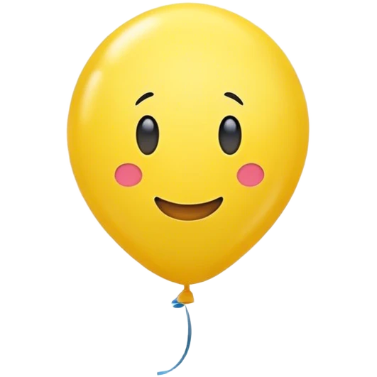 yellow balloon emoji