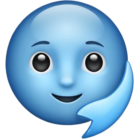 Blue tick emoji