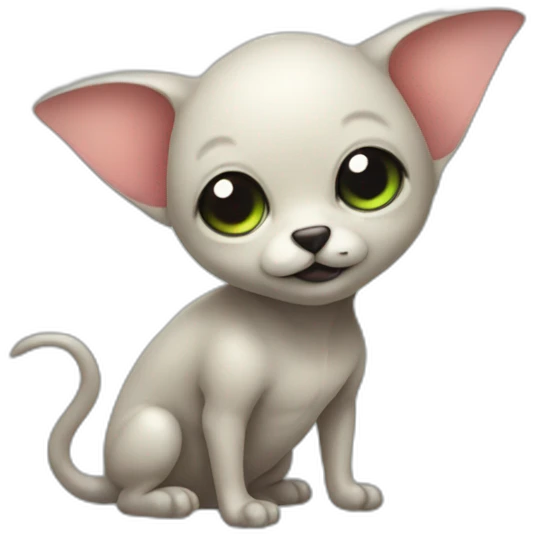 cute alien pet body emoji