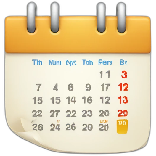 Calendar emoji
