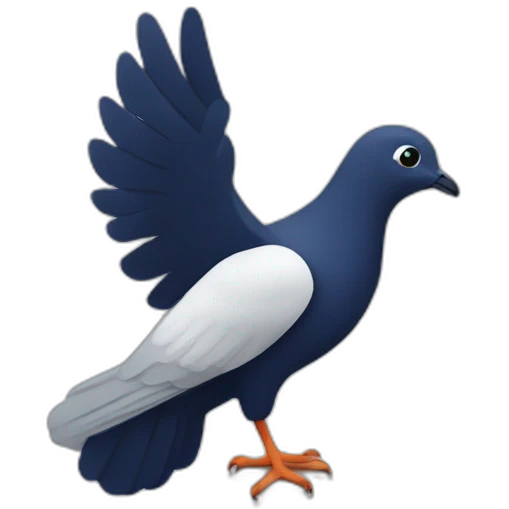 Pigeon Tottenham Hotspur logo emoji