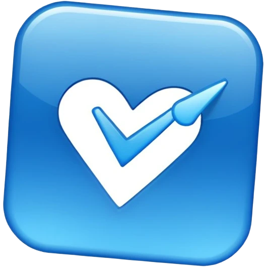 ايموجي علامة زرقاء على انستغرام emoji