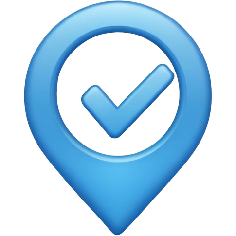 Este emoji✅en azul y que no tenga brillo emoji