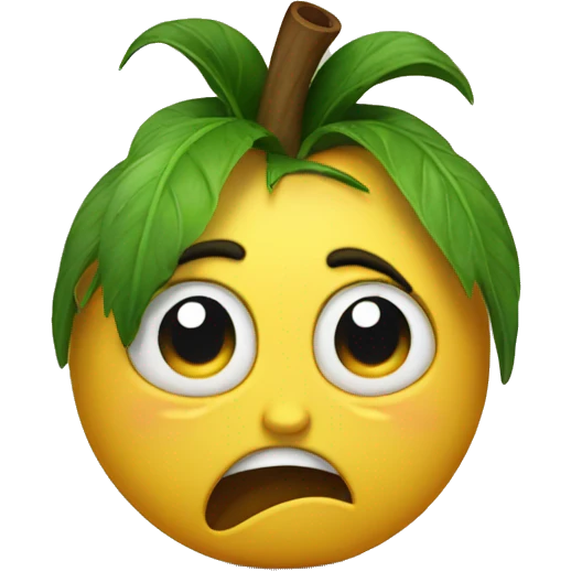 Crying pinaplle emoji