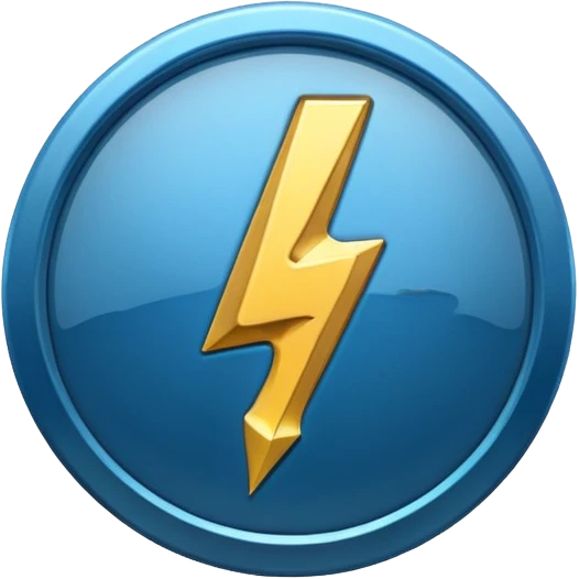 Whatsapp icon with a bolt resembling quick action emoji