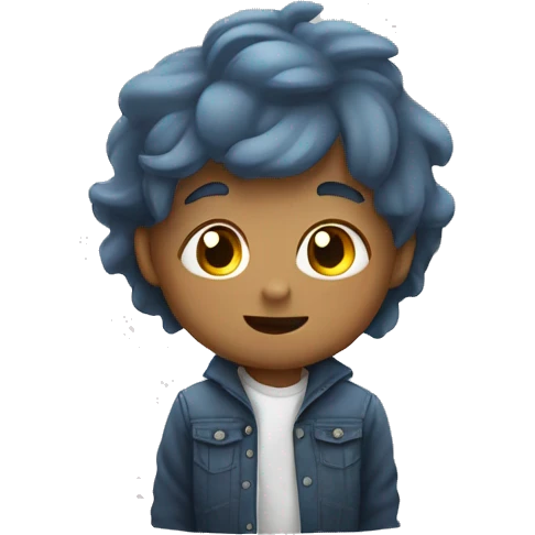niño diciendo gg emoji