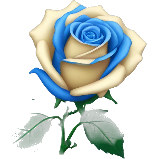 blue rose  emoji