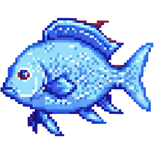 blue fish emoji