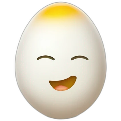 egg winking emoji