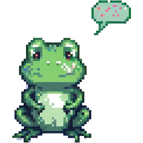 frog blowing a kiss emoji