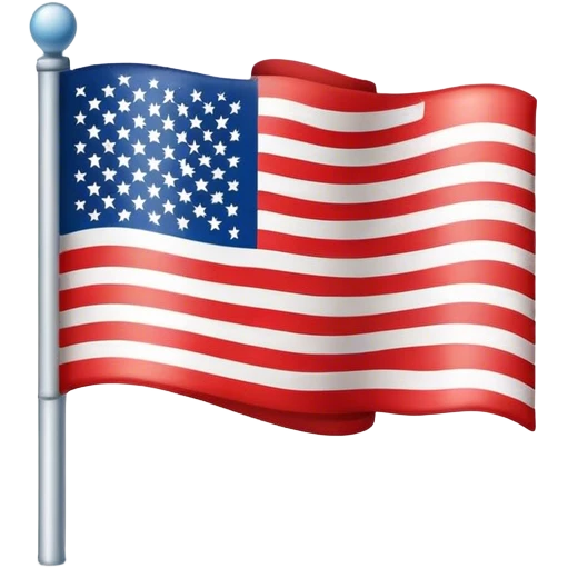 American flag check mark emoji