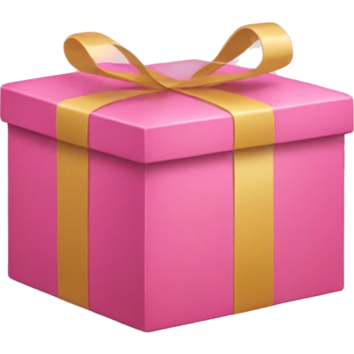 Pink box emoji