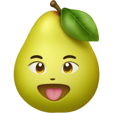 Nashi pear japan emoji